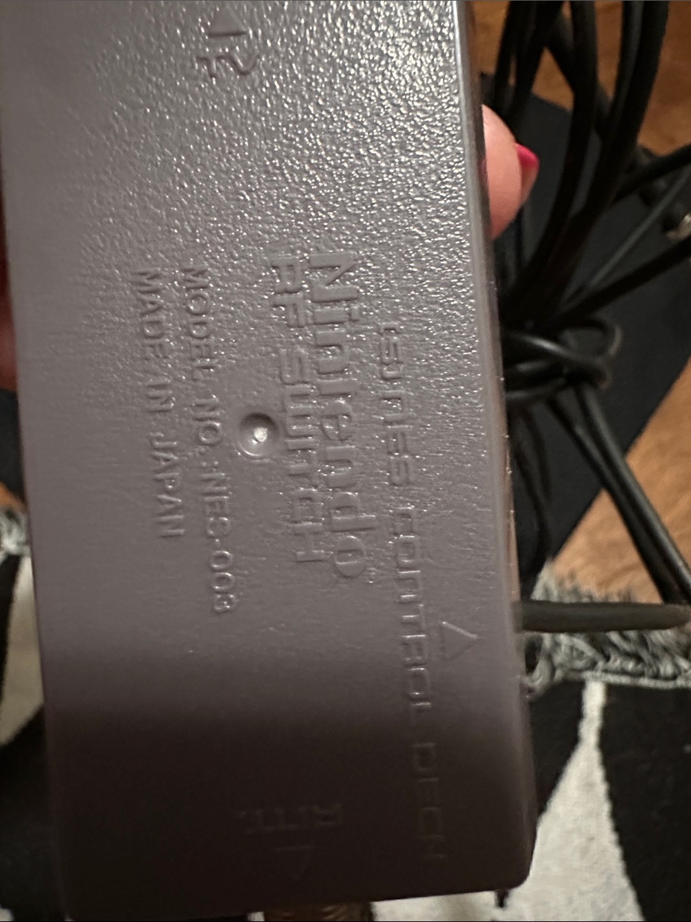 Nintendo Controller Deck - Dark Gray with Black Cord